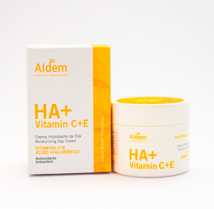 Crema Hidratante Vitamina C+E + Ácido hialurónico